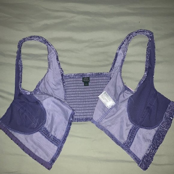 Crushed Velvet Corset - Picture 3 of 3